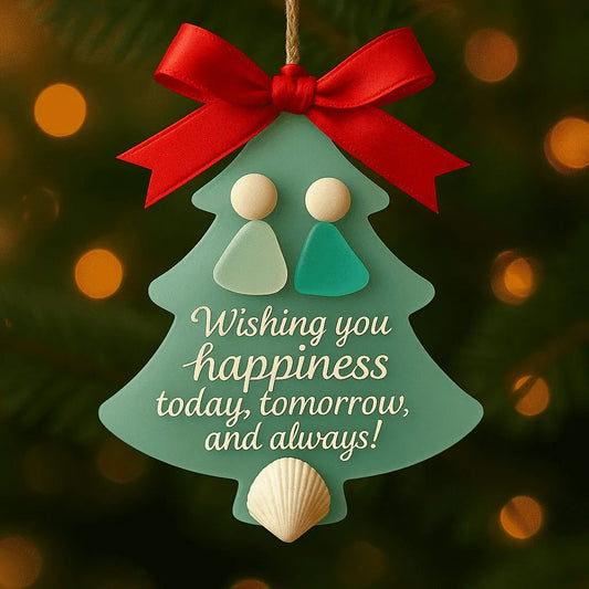 🔥Early Christmas 49% OFF - 🎄2025 Handmade Sea Glass Christmas-Themed Ornaments (Gift for Family and Friends)