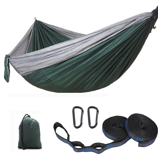 Onewind 11ft Camping Hammock with Mosquito Net and Structure Ridgeline, Lightweight Portable Hammock with 12ft Tree Straps Ideal for Outdoor Hiking Backpacking, OD Green