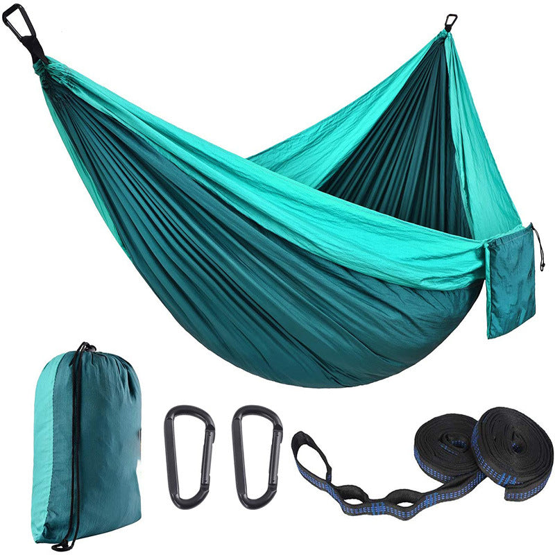 Onewind 11ft Camping Hammock with Mosquito Net and Structure Ridgeline, Lightweight Portable Hammock with 12ft Tree Straps Ideal for Outdoor Hiking Backpacking, OD Green