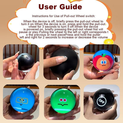 Christmas Memory Orb, Xmas Memory Sphere Ultrasound Ornament, Electronic Crystal Ball Video Player, WiFi 3D Orbs Ball, Uploadable Videos &Photos(Black,Ordinary)